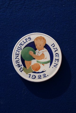 Children's Help Day's plate 1922