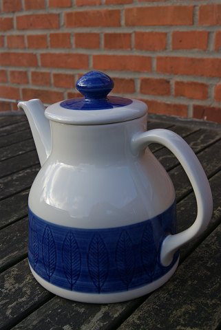 Blue Koka Covered coffee pot