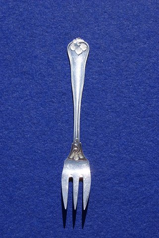 Saksisk Danish silver flatware, cake forks 13.5cms