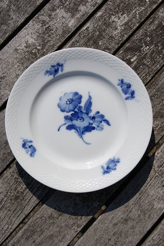 Blue Flower Plain Danish porcelain. Small luncheon plate 19cm