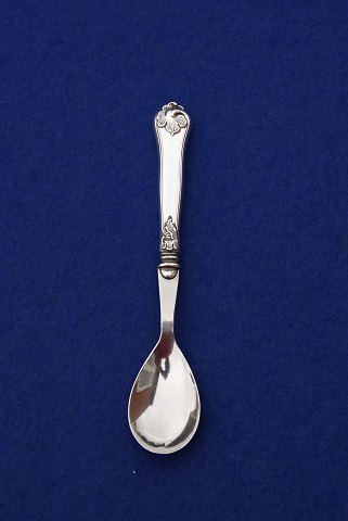 Saksisk Danish silver flatware, egg spoons with stainless steel 12.5cm