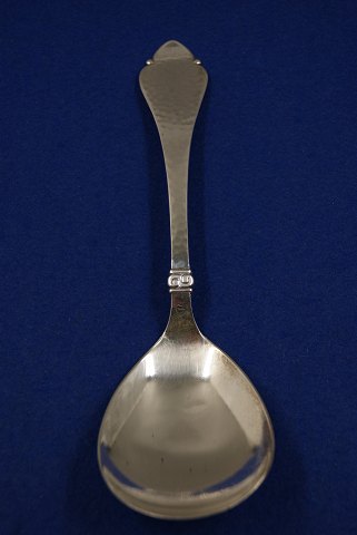 Bernstorff Danish silver flatware, serving spoon 21.5cms