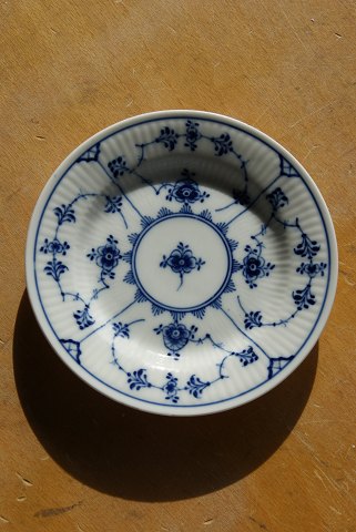 Blue Fluted plain Danish porcelain. Small pastry plates 14cms No 182