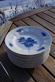 Blue Flower Angular Danish porcelain, large cake plates 17.5cm