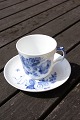 Blue Flower Curved China. Settings Espresso cups