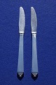 Pyramid Georg Jensen Danish silver flatware, dinner knives 20.5cm