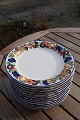 Golden Summer Danish faience porcelain, dinner plates 24cm