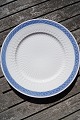 Fächer blau dänisch Geschirr, grosse, runde Platte 33,5cm