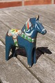 Blue Dala horse from Sweden H 10.5cms