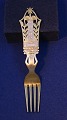 Michelsen Christmas fork 1923 of Danish gilt 
sterling silver