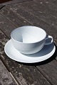 Blue Line Danish faience porcelain, settings tea 
cups and saucers