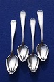 Old Danish solid silver flatware, set of 4 dessert 

spoons 17.5cm
