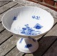 Blue Flower Curved Danish porcelain. Centerpiece or bowl on high stand