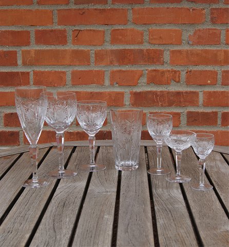 Heidelberg crystal glassware. Selection of glasses