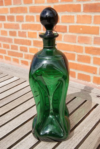item no: g-Mørkegrøn klukflaske