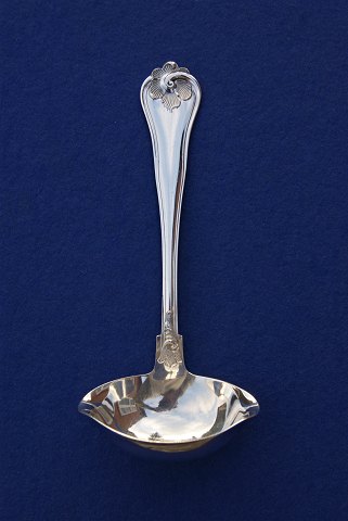 Saksisk sølvbestik, Sauceske 18,5cm