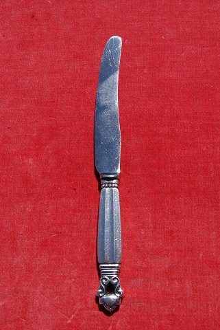 Konge Georg Jensen børnebestik i sølv, barneknive 16,5cm