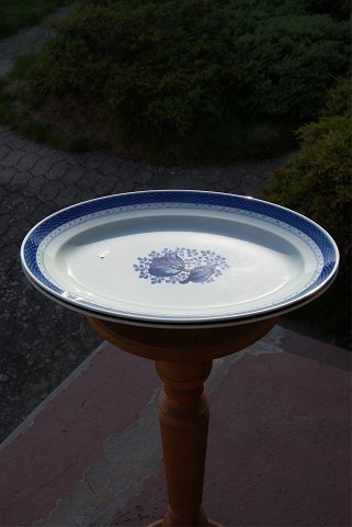 Trankebar fajance porcelæn, store ovale serveringsfade ca. 44cm