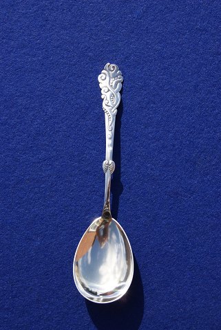 Tang sølvbestik, marmeladeske 16cm fra 1914