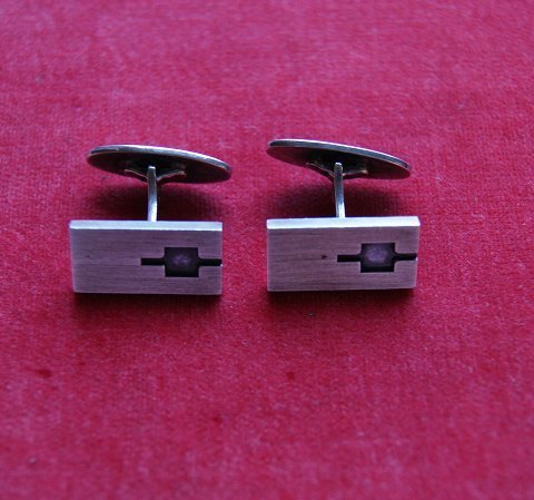 Pair of cufflinks of Danish silver 925S by N.E. From