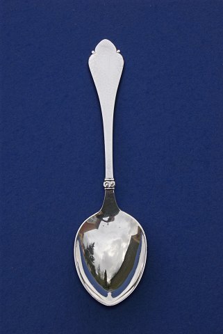 Bernstorff sølvbestik, stor grødske 27,5cm 