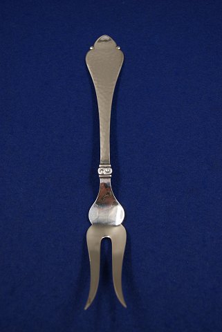 Bernstorff sølvbestik, steggaffel 22cm 