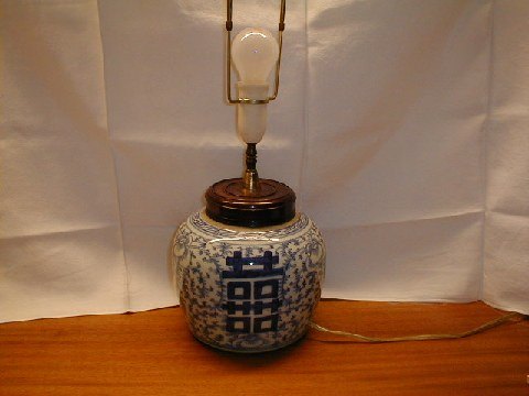Kinesisk porcelæns lampe