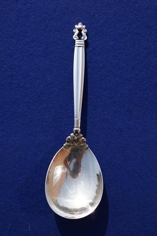 Konge eller Acorn Georg Jensen sølvbestik, serveringsske 22,5cm