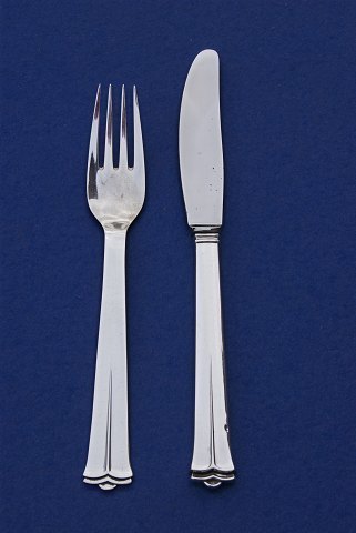 Sparta Danish silver flatware, settings dinner cutlery of 2 pieces