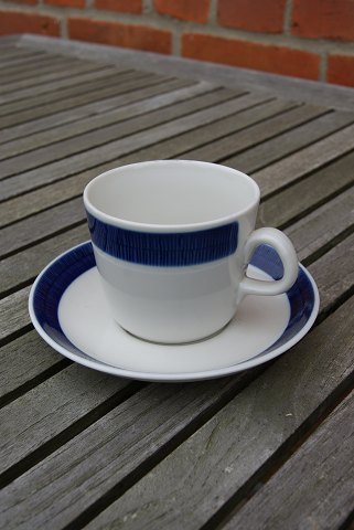 Blå Koka svensk porcelæn, sæt kaffekopper á 2 dele