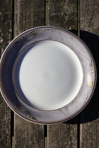 Magnolia Grey Danish porcelain, dinner plates 25cm.