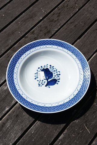 Trankebar Danish faience porcelain, porridge plates 21cm