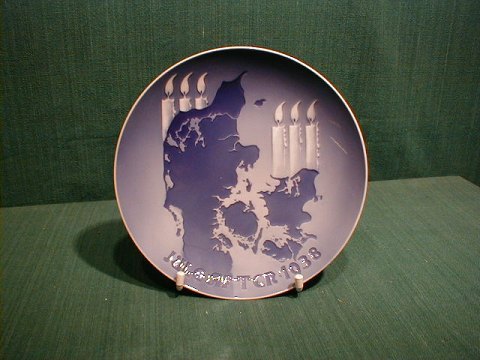 B&G Denmark Christmas plates 1938