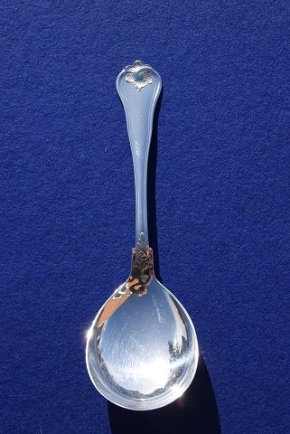 Saksisk sølvbestik, store serveringsskeer 22,5cm