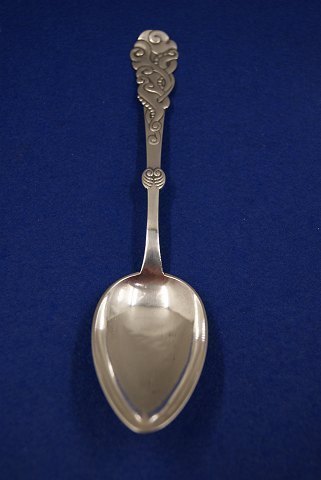 Tang or Seaweed Danish silver flatware, soup spoons 22cm