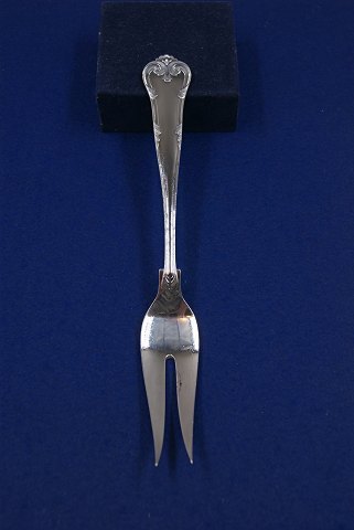 Herregaard sølvbestik, den store stegegaffel 22,5cm i helsølv