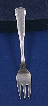 Cohr Dobbeltriflet sølvbestik, kagegafler 13cm