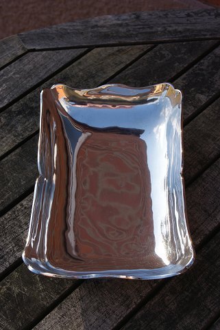 Stor og velholdt bordskål 16x28cm i sølv 925 fra CLS, Mexico