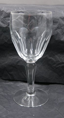 Windsor crystal glassware with faceted stem, red wine glasses 16.5cm