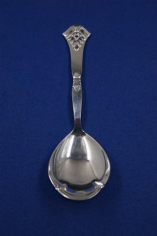 Cohr dänisch Silberbesteck, Grosser und eleganter Servierlöffel 25cm von Jahr 1928