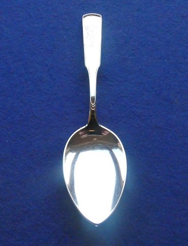 Hans Hansen Arvesølv nr. 2 sølvbestik, serveringsspade i helsølv 17,5cm fra år 1928
