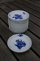 Blue Flower Angular Danish porcelain, glass coasters 9cm