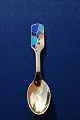 Michelsen Christmas spoon 1990 of Danish gilt 
sterling silver