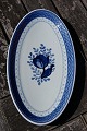 Trankebar fajance porcelæn, ovale fade 23,5cm