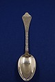 Antique Rokoko Danish solid silver flatware, soup 
spoons 22cm