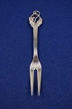 Danish hand forged 3 Towers silver cutlery, small 
meat fork 14.7 cm from year 1940