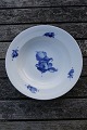 Blue Flower Plain Danish porcelain. Deep plates 23cm