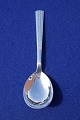 Champagne Danish solid silver flatware, serving spoons 20.5cm