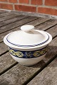 Blue Pheasant Danish faience porcelain, covered 
sugar bowls