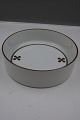 Brown Domino Danish porcelain, round bowl No 
14903, Ö 21.5cm